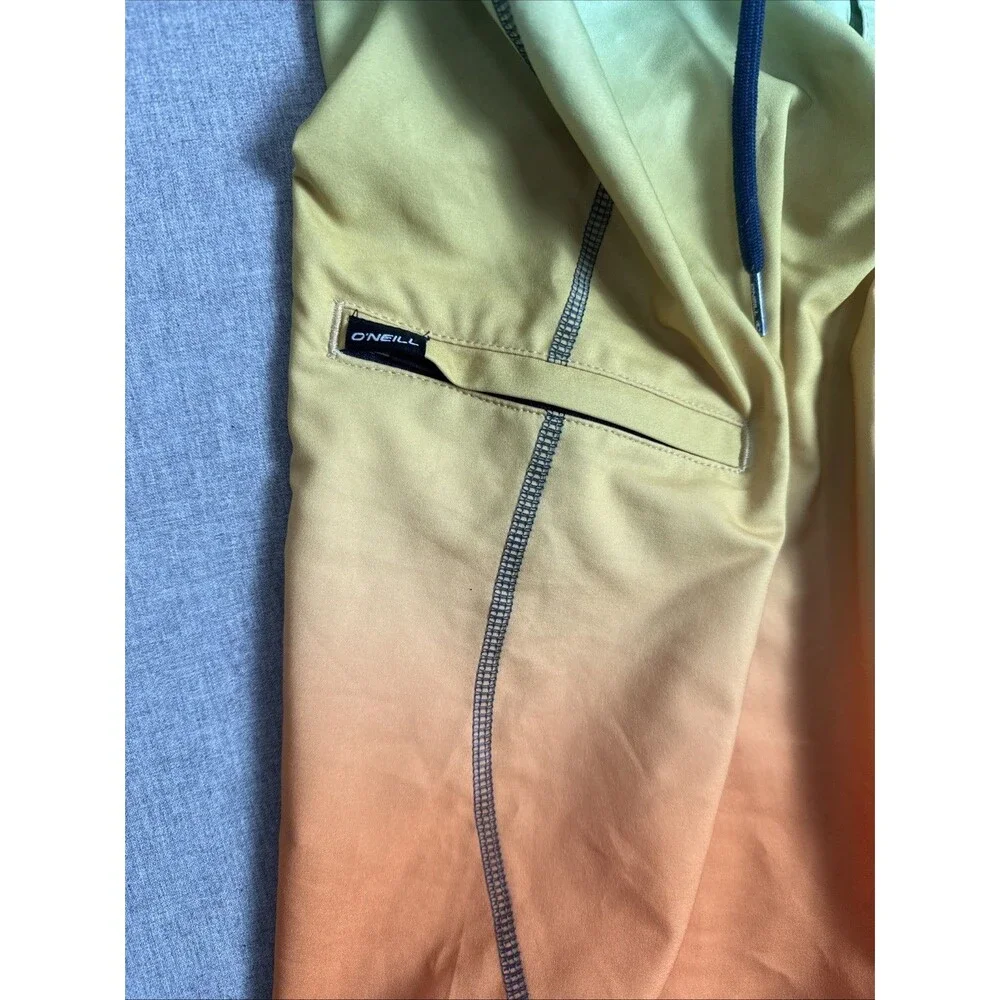 O'Neill Hyperfreak Multi Color Ombré Board Shorts‎ Surfing Beach Size Men's 29